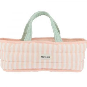 Capazo Muñecas Stripes Pink