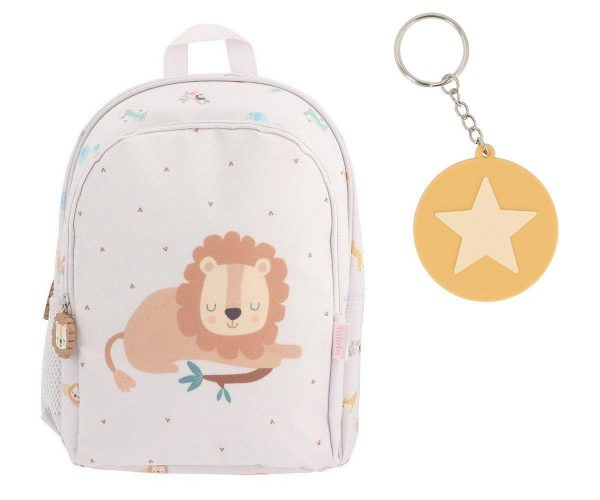 Mochila Mediana Savannah + Llavero Star Mustard