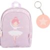 Mochila Mediana Ballet + Llavero Star coral pink
