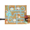 Juego Mantel con Circuito Mostaza + 3 mini coches