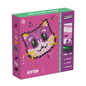 Plus-Plus Puzzle con números Kitten 500pcs.