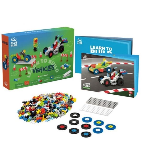 Plus-Plus Aprende a construir Vehículos 500pcs.