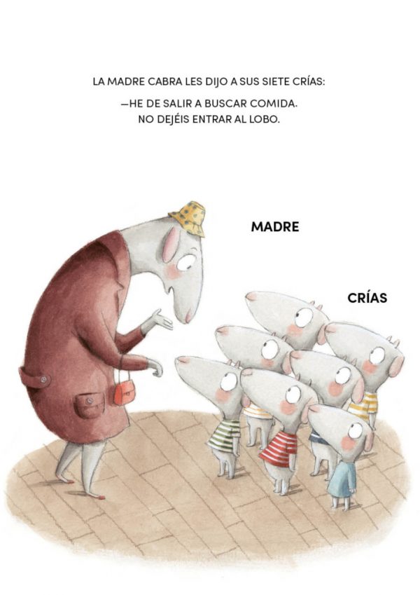 El lobo y las siete cabritas / El llop i els set cabridets