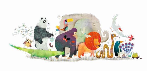 Puzzle Gigante El Desfile de los animales