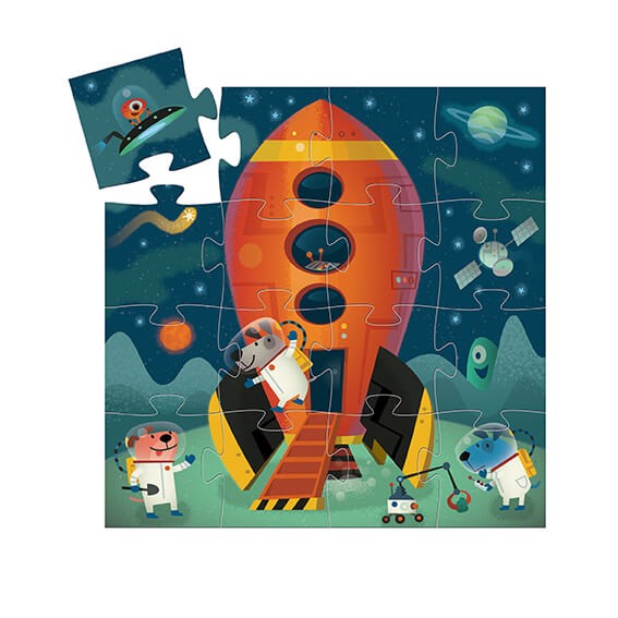 Puzzle Silueta Nave espacial