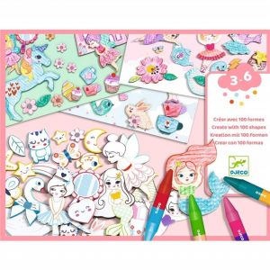 Crear con formas niñas