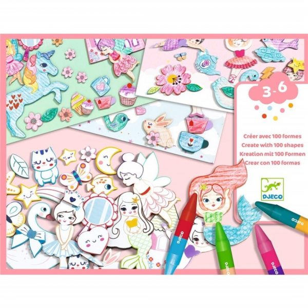 Crear con formas niñas