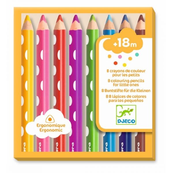 Colores para peques 8 lápices de colores