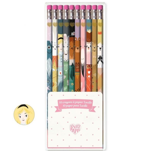 Estuche 10 lapices Lucile