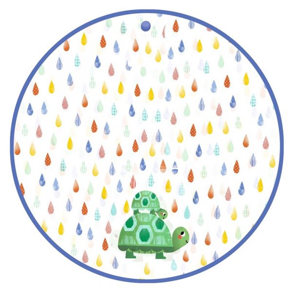 Poncho de lluvia pequeño Tortuga