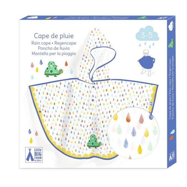 Poncho de lluvia pequeño Tortuga