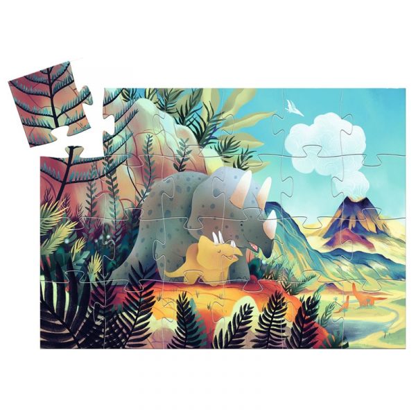 Puzzle Teo el dinosaurio
