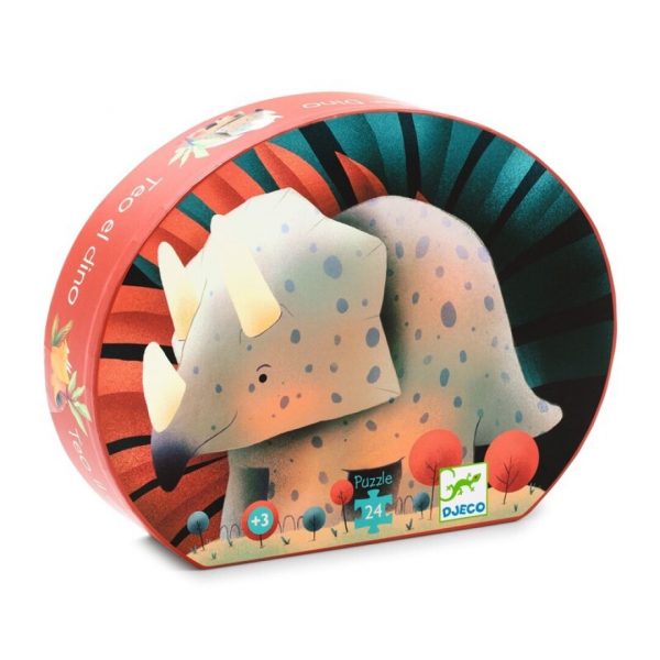 Puzzle Teo el dinosaurio