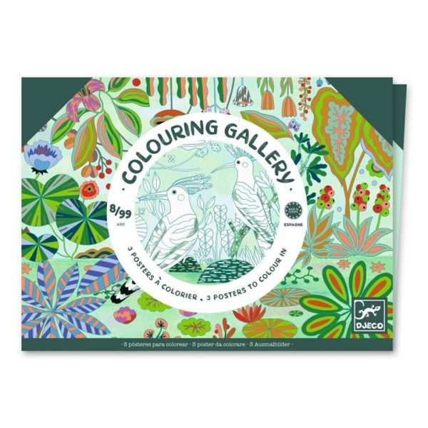 Pósters para colorear Colouring Gallery Salvajes
