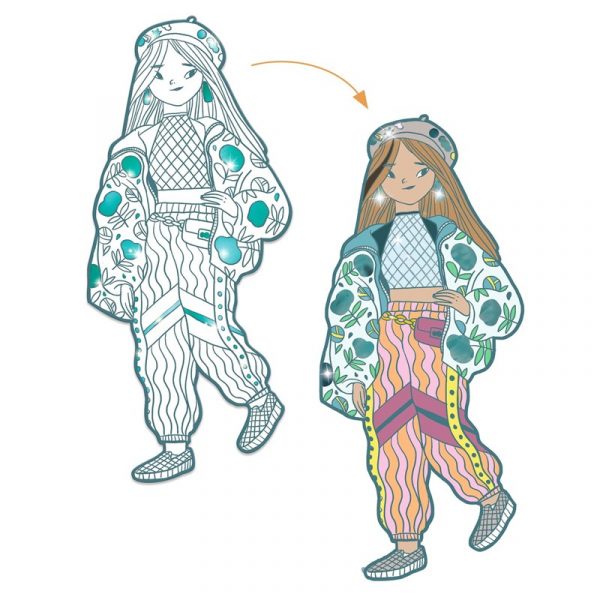 Figuras para colorear Angèle & sus amigas