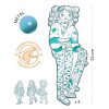 Figuras para colorear Angèle & sus amigas