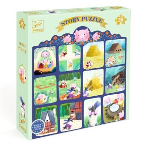 Puzzle Cuento Los 3 cerditos