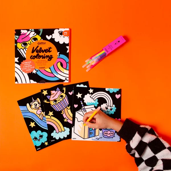 Láminas de terciopelo Kawaii