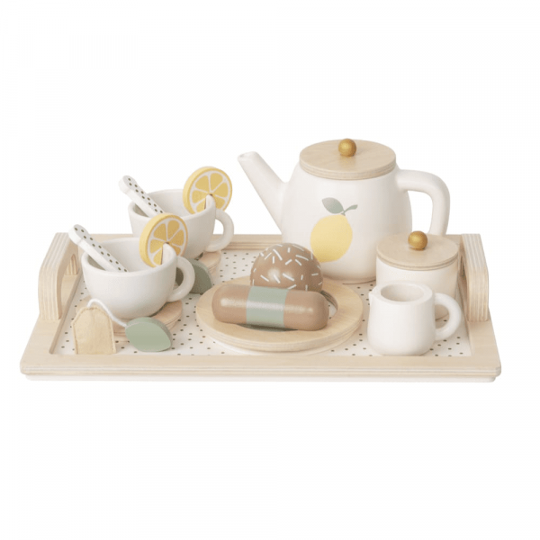Juego de té con merienda