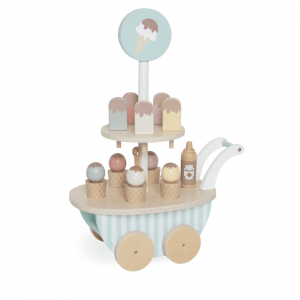 Carrito helados rayas