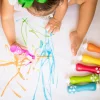 Colores para peques 6 marcadores de espuma