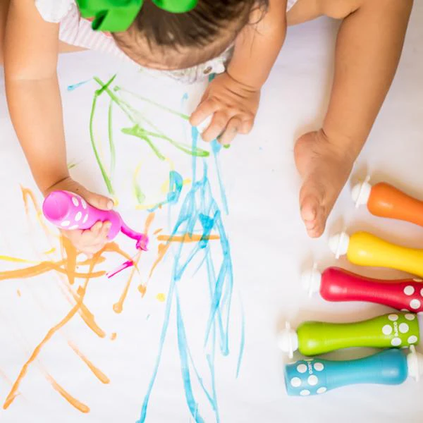 Colores para peques 6 marcadores de espuma