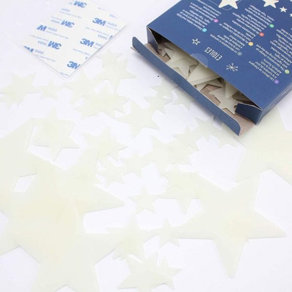 Stickers fosforescentes estrellas