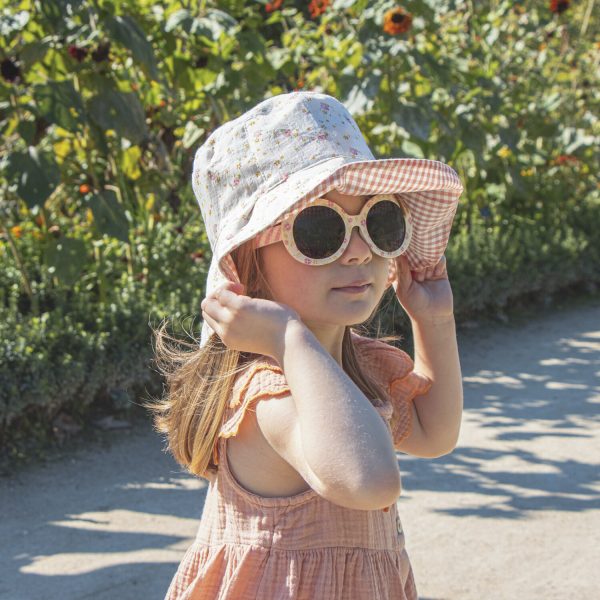 Sombrero reversible plisado Tiny Blossom
