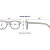 Gafas de Sol Flexibles Keyhole Bermuda Blue