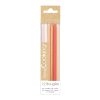 Velas largas rosas y oro 12uds. Scrapcooking