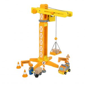 Grúa con artículos de construcción Small Foot