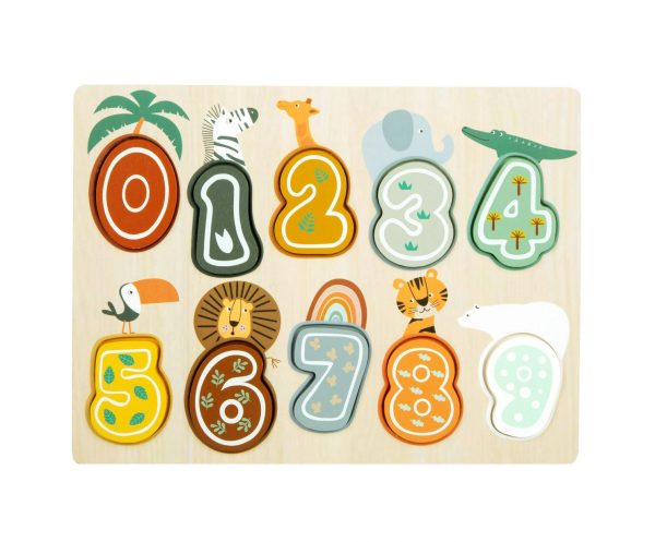 Puzzle encajable contar "Safari" Small Foot