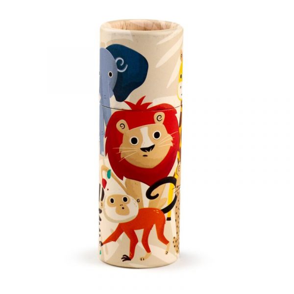 Tubo con 12 Lápices de Colores Animales Zooniverse
