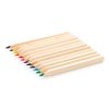 Tubo con 12 Lápices de Colores Dinosaurios Dinosauria Jr
