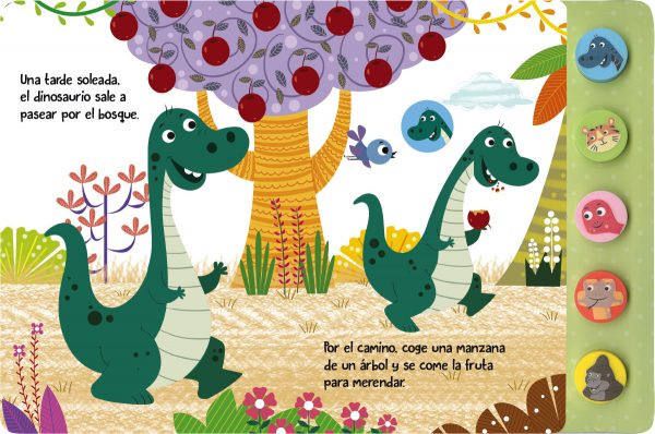 El dinosaurio hace amigos / El dinosaure fa nous amics