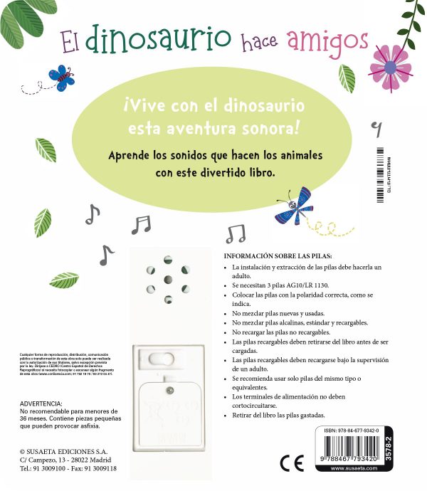 El dinosaurio hace amigos / El dinosaure fa nous amics