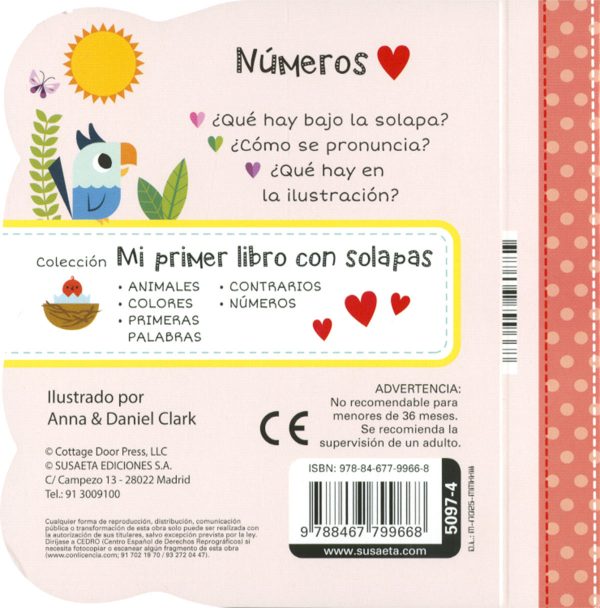 Números (Con solapas)