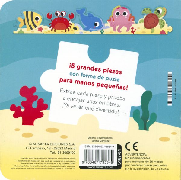Animales del mar / Animals del mar (Con puzzle)