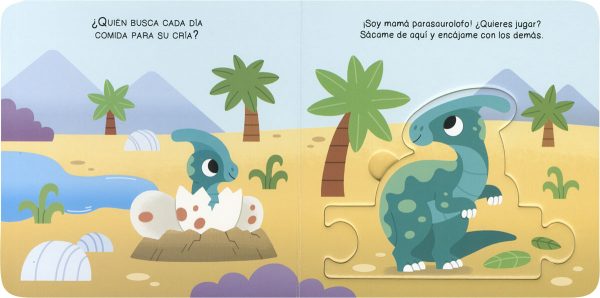 Dinosaurios / Dinosaures (Con puzzle)