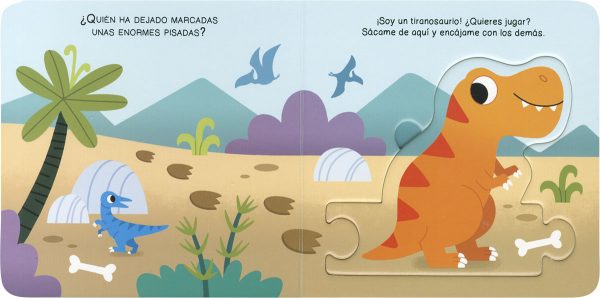 Dinosaurios / Dinosaures (Con puzzle)