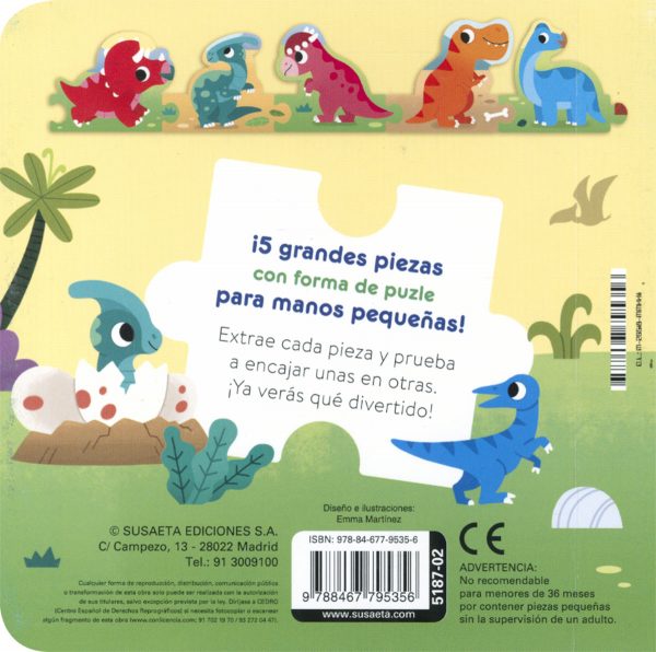 Dinosaurios / Dinosaures (Con puzzle)
