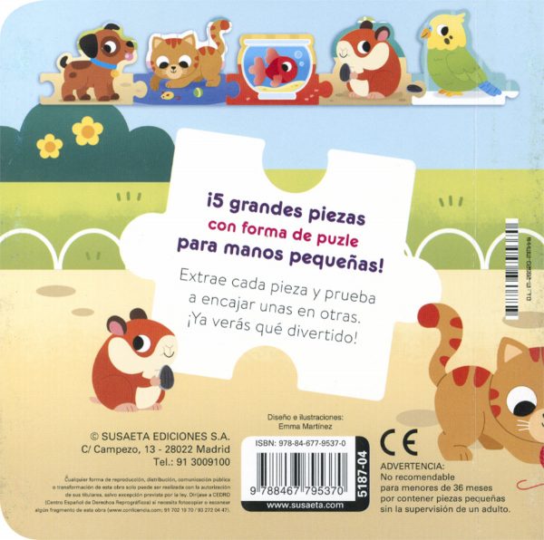 Mascotas / Mascotes (Con puzzle)