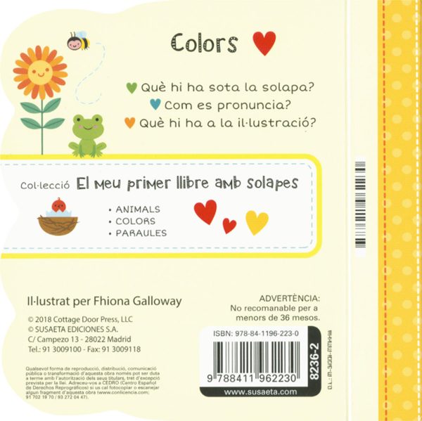 Colores / Colors (Con solapas)