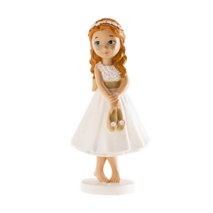 Figura comunión niña descalza 13cm