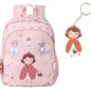 Mochila Mediana Little Red + Llavero caperucita
