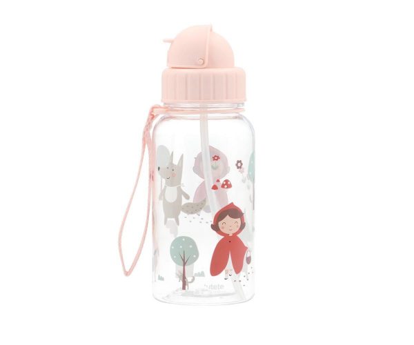Botella tritán pajita Little Red