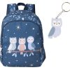 Mochila Mediana Magical Forest + Llavero buho