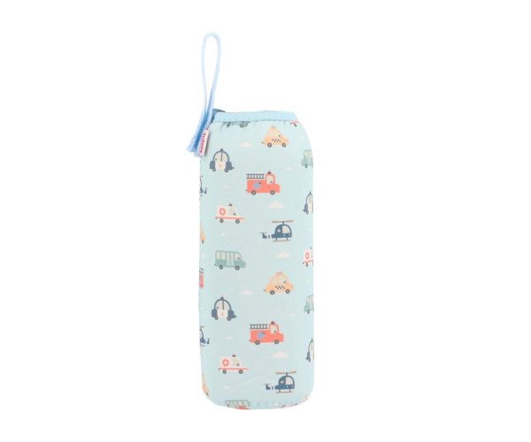 Botella Acero con Funda City Cars 750ml