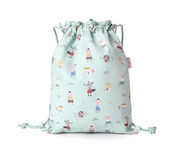 Mochila Saco Tela The Three Little Pigs