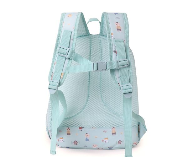 Mochila Mediana The Three Little Pigs + Llavero Lobo